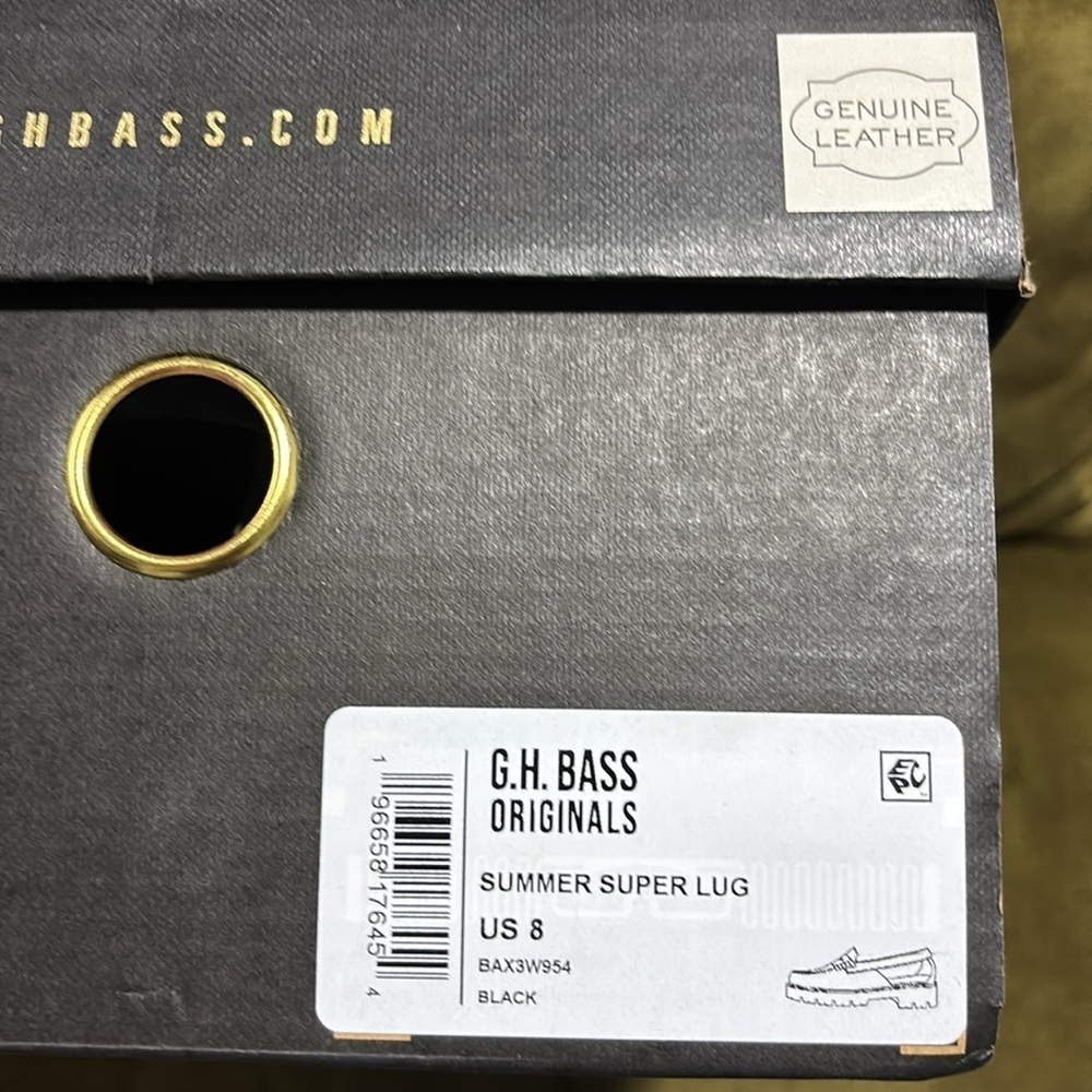 G.H. Bass Whitney Weenjuns Super Lug Loafer Cut Out size 8 NIB - Picture 7 of 7